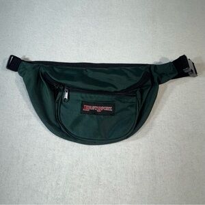 Vintage Eastsport 3 Compartment Fanny Pack/Belt Bag, Hunter Green